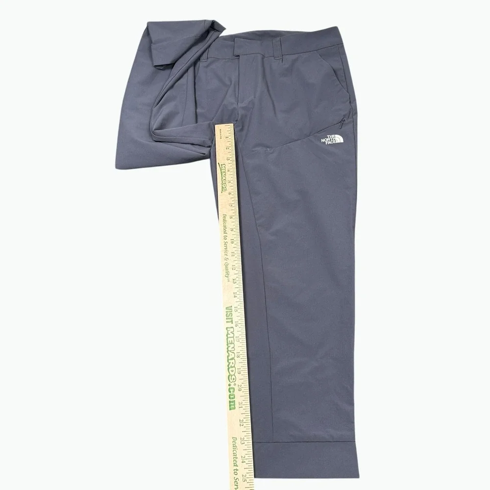 The North Face Inlux Cropped Pant Women 12 Gray Hiking Outdoor Stretch NF0A3BV5